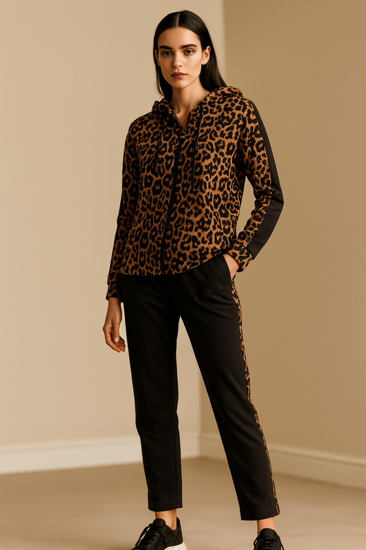 Set sportiv me print leopardi